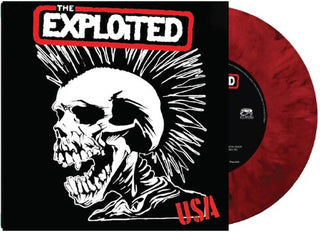 The Exploited- Usa - Red Marble