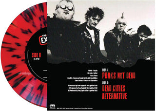 The Exploited- Punk's Not Dead - Red/black Splatter