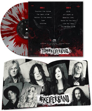 Tom Keifer- Rise - Silver/red Splatter