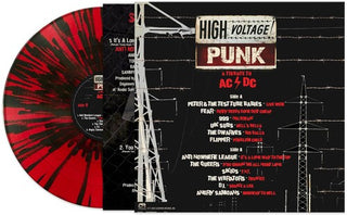 Various Artists- A Punk Tribute To Ac/dc (Various Artists) - RED/BLACK SPLATTER