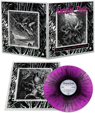 Christian Death- The Rage Of Angels - Purple/black Splatter