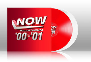 the album cover for Now Millennium 2000-2001 / Various - Now Millennium 2000-2001 / Various - Red & White Colored Vinyl