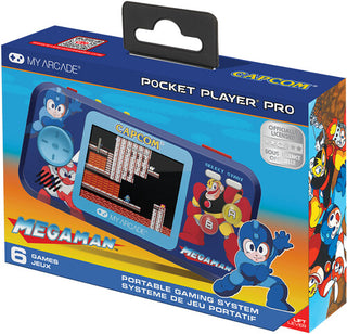 My Arcade Mega Man Pocket Player Pro Handheld Portable Gaming System
