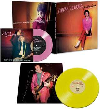 Johnny Thunders- Finally Alone - The Sticks & Stones Tapes - YELLOW/PINK