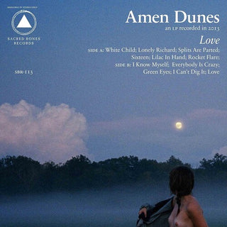 Amen Dunes- Love - Blue & White Marble