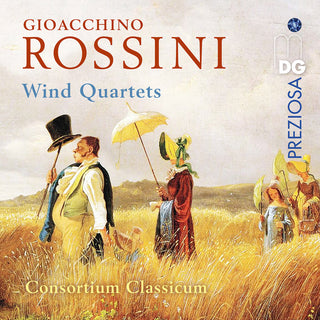 the album cover for Rossini / Consortium Classicum - Wind Quartets