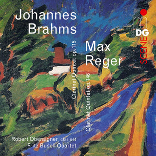 the album cover for Brahms / Reger / Oberaigner - Clarinet Quintets (Hybr)