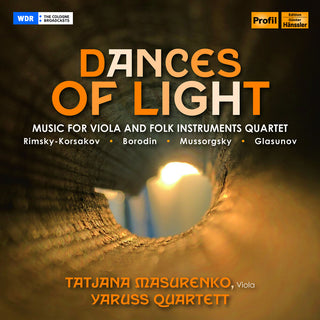 the album cover for Borodin / Glasunov / Mussorgsky - Dances Of Light