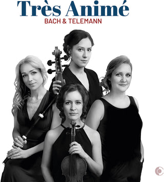 the album cover for J Bach .S. / Telemann - Tres Anime