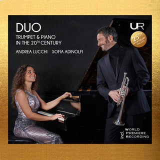 the album cover for Bernstein / Bozza / Enescu / Adinolfi - Duo - Trumpet & Piano in the 20th Century