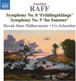the album cover for Raff / Slovak State Philharmonic Orchestra - Symphonies Nos. 8 Fruhlingsklange & 9 Im Sommer