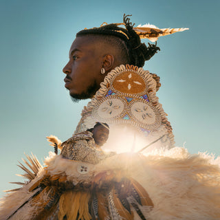 the album cover for Chief Adjuah - Bark Out Thunder Roar Out Lightning