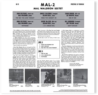 Mal Waldron Sextet- Mal/2 (Original Jazz Classics Series)