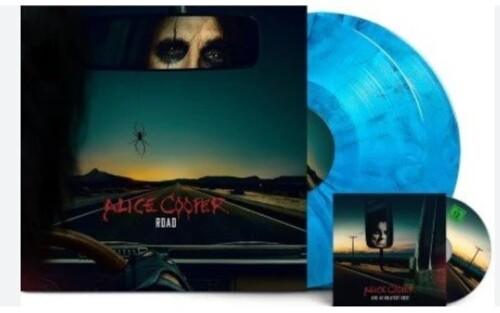 Alice Cooper- Road (Indie Exclusive Blue Marbled 2LP+DVD) (Vinyl)