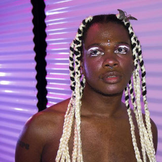 the album cover for Shamir - Homo Anxietatem [Electric Purple LP]