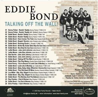 Eddie Bond- Talking Off The Wall!