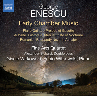 the album cover for Enescu / Witkowski / Bickard - Piano Quintet In D Major Prelude Et Gavotte