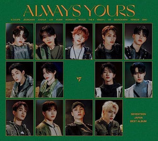 the album cover for SEVENTEEN - Always Yours - Japan Best Album - Digi Photobook