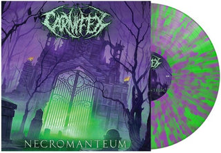 Carnifex- Necromanteum - Neon Green W/ Purple Splatter