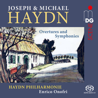 the album cover for Haydn / Austrian-Hungarian Haydn Philharmonic - Overtures & Symphonies (Hybr)