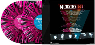 Ministry- Trax Rarities - Black/white/magenta Splatter