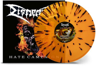 Dismember- Hate Campaign - Transparent Orange W/ Black Splatter