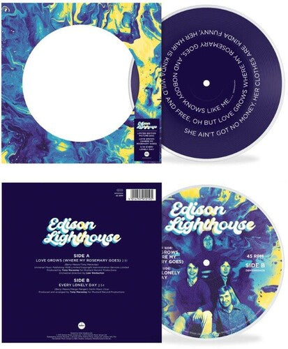 Edison Lighthouse- Love Grows (Where My Rosemary Goes) - Picture Disc 7-Inch Vinyl (PREORDER)