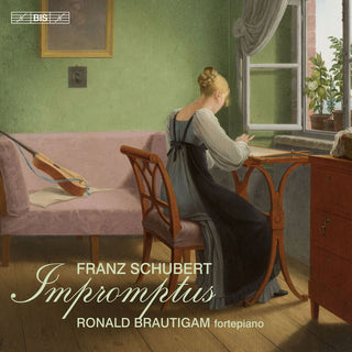 the album cover for Schubert / Brautigam - Impromptus Opp. 90 & 142 (Hybr)