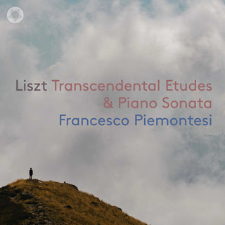 the album cover for Liszt / Piemontesi - Transcendental Etudes & Piano Sonata