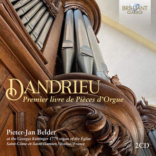 the album cover for Dandrieu / Belder - Premier Livre De Pieces D Orgue