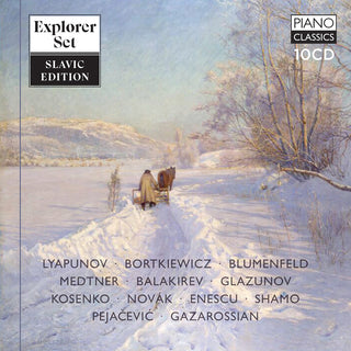 the album cover for Lyapunov / Blumenfeld / Novak - Explorer Set - Slavic Edition