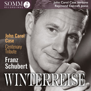 the album cover for Schubert / Calcraft / Case - Winterreise D.911 Op. 89
