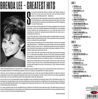 Brenda Lee- Brenda Lee  Greatest Hits - 180-gram Vinyl