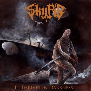 the album cover for Sky Pig - It Thrives In Darkness (Hol)