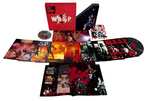 W.A.S.P.- 7 Savage - 140gm 8LP Box, 60pg Book, Poster, Numbered Certificate (PREORDER)