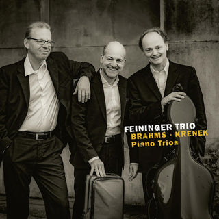 the album cover for Brahms / Krenek / Feininger Trio - Piano Trios