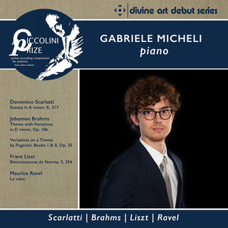 the album cover for Brahms / Liszt / Micheli - Ciccolini Prizewinner Recital