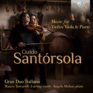 the album cover for Santorsola / Tortorelli / Meluso - Music For Violin / Viola & Piano
