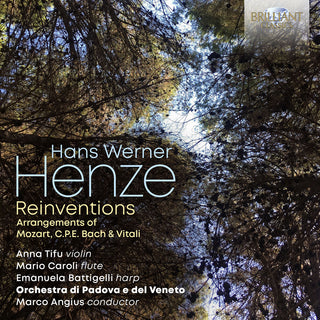 the album cover for Henze / Orchestra Di Padova E Del Veneto - Reinventions Arrangements Of Mozart C.P.E. Bach