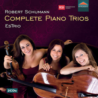 the album cover for Schumann / Estrio - Complete Piano Trios