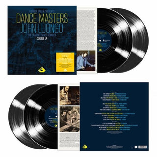 Arthur Baker Presents Dance Masters: John Luongo - 140gm 2LP Black Vinyl