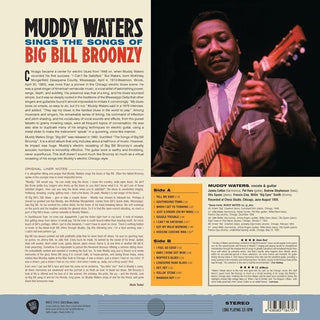 Muddy Waters- Sings The Songs Of Big Bill Bronzy - Limited 180-Gram Vinyl with Bonus Tracks