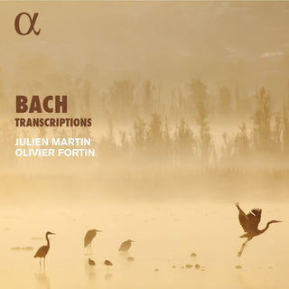 the album cover for Bach / Fortin / Martin - Transcriptions