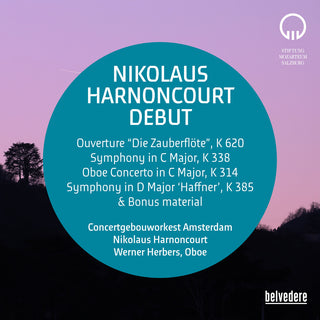 the album cover for Mozart / Herbers / Royal Concertgebouw Orchestra - Harnoncourt Debut