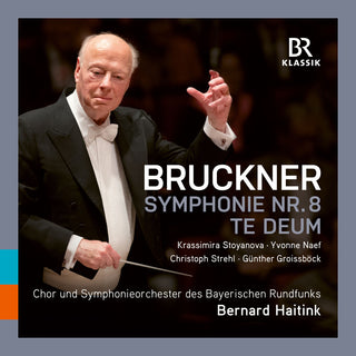 the album cover for Bruckner / Symphonieorchester Des Bayerischen - Symphonie No. 8 Te Deum