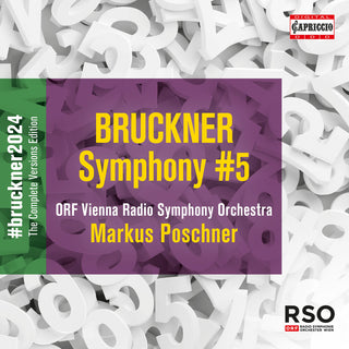 the album cover for Bruckner / Orf Vienna Radio Symphony Orchestra - Symphony No. 5