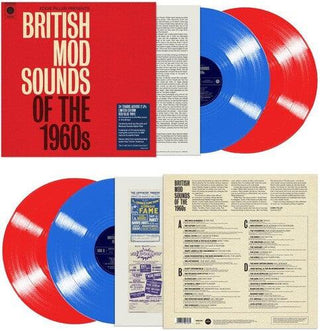 Various Artists- Eddie Piller Pres British Mod Sounds 60s / Various - Red & Blue Colored Vinyl