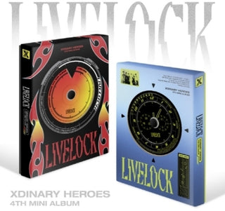 the album cover for Xdinary Heroes - Livelock - Random Cover (Post) (Phob) (Phot)