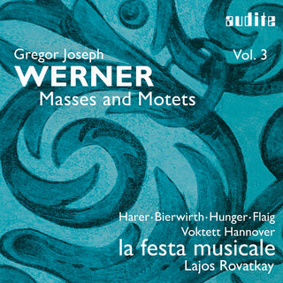 the album cover for Werner / Harer / Bierwirth - Masses & Motets