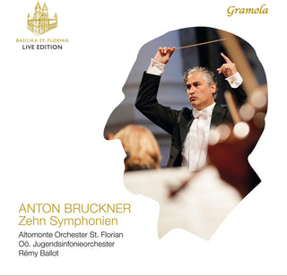 the album cover for Bruckner / Altomonte Orchester St. Florian - Zehn Symphonien